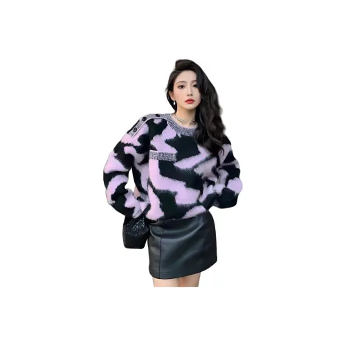 YOUSEKOO Фиолетовый Женский Трикотаж