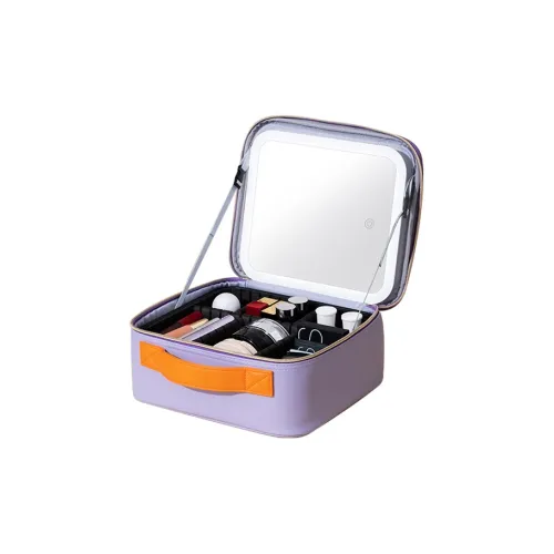 JORDANJUDY Зеркало для макияжа Сумка Портативное Хранение Водонепроницаемое Большая емкость Портативное Зеркало