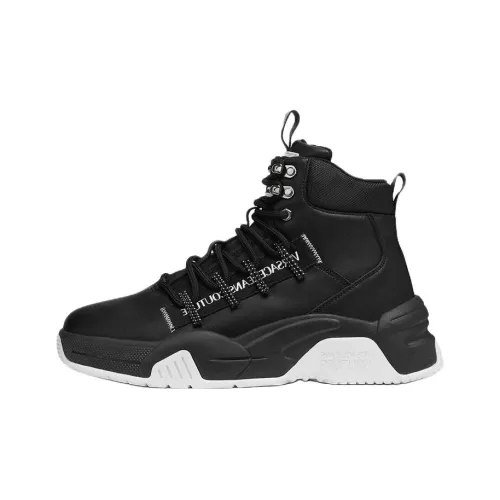 VERSACE JEANS Stargaze High Топ Повседневная обувь Мужская Черная