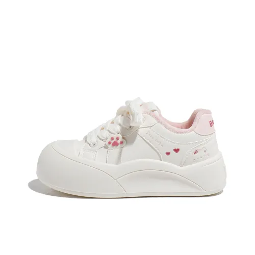 Babaya Скейтборд Кроссовки Женские Бежевые Розовые