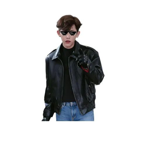 SOUL WORKER Кожа Куртка Унисекс