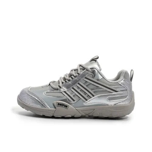 Feiyue Balance Устойчивые к истиранию Легкие Низкие Кроссовки для скейтбординга Женские Серебряные