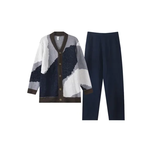 X QINGE Серый Мужской Пижамный Комплект