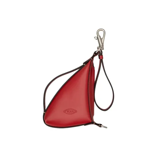 TOD'S Телячья кожа Монета Кошелек Женские Красный