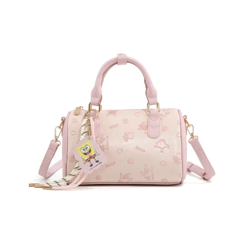 SPONGEBOB SQUAREPANTS ПУ (полиуретан) Сумка Стандартная Женская Розовая