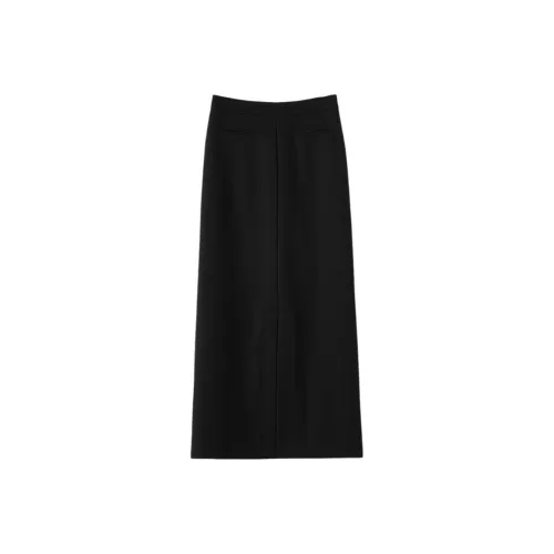 Late White Повседневный Длинный Юбка Женские