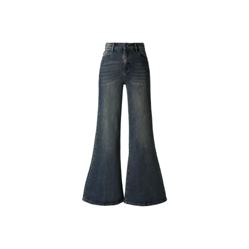 PAZZO Темно-синий женский джинсы