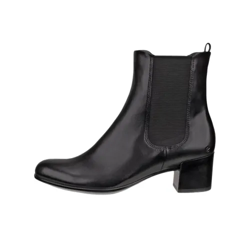 Ecco Платье Классическое 35 Короткий Челси 3,5 см Женское Черное