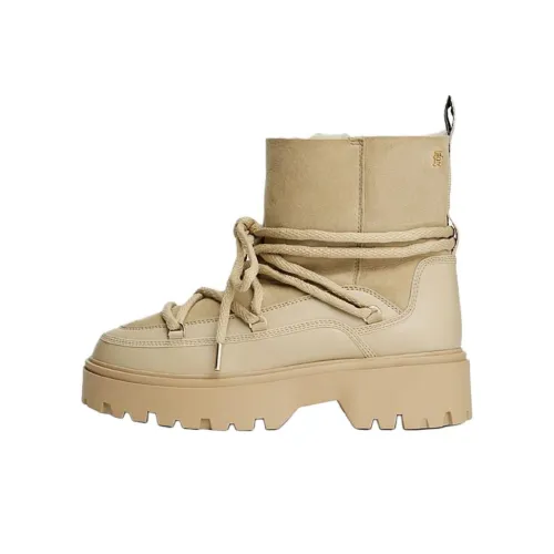 Tommy Hilfiger TH Monogram Термостойкие Сноубутсы Женские Бежевые