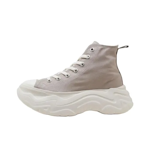 Конверс All Star High Топ Кеды Унисекс Light Серый