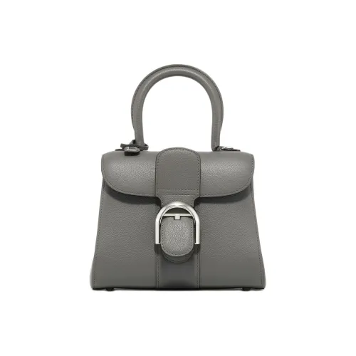 Delvau Brillant Телячья кожа Сумка Мини Женская Серый