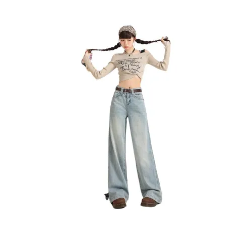 PAZZO Светло-синие Женские Джинсы