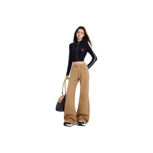 PAZZO Khaki Женские Джинсы