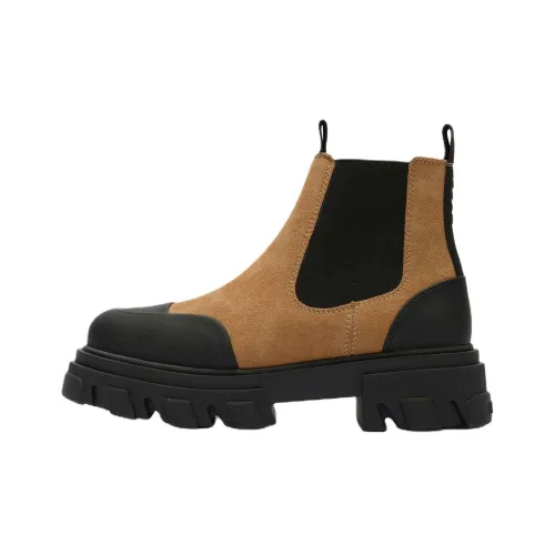 GANNI Короткий Челси Женские Коричневый