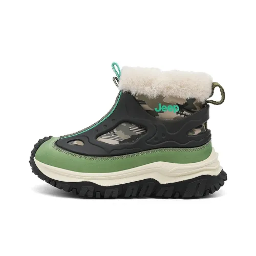 Jeep Противоскользящий Анти-KICK Устойчивый к истиранию Термический MID Топ Детские Лайфстайл Обувь Подростки