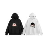 Black Men's + White Gray Women's (Spring Fall)  
Черный мужской + белый серый женский (весна осень)