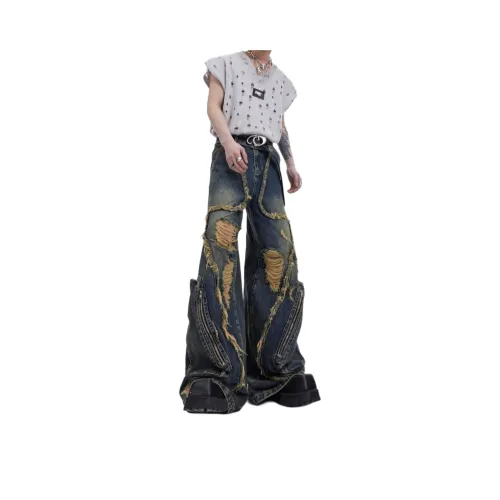 GOSNACE Синий Унисекс Джинсы