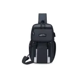 Одиночный, спина, черный