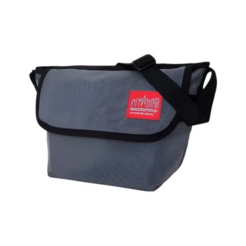 Manhattan Portage Нейлоновая сумка для доставки сумка через плечо унисекс серого цвета