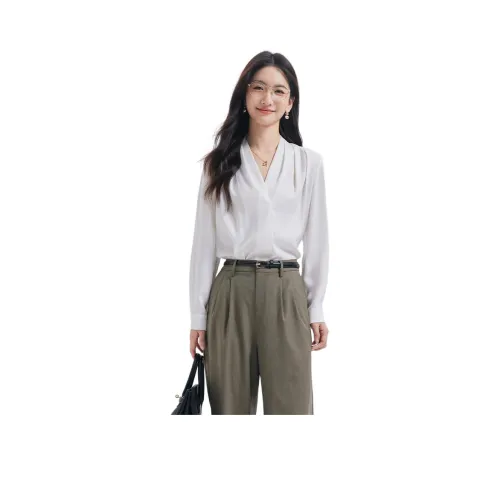 TUMANDUO Белые Женские Рубашки