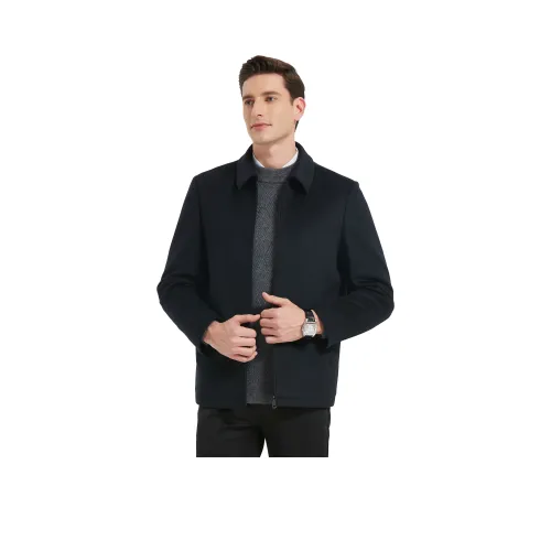 PIERRE CARDIN Темно-синий Мужской Пальто