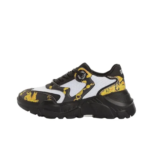 VERSACE JEANS COUTURE Низкий топ повседневный мужской черный