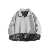 [Thickened и с флисовой подкладкой] Фотиния Серый (Tb Граффити Танши Логотип на груди)