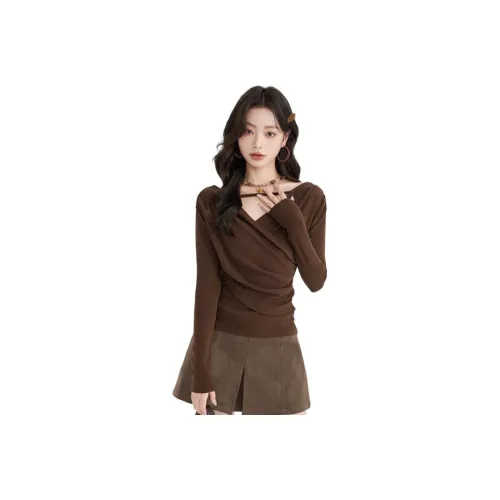 MENGXIAOQI Кофе Женские T-рубашки