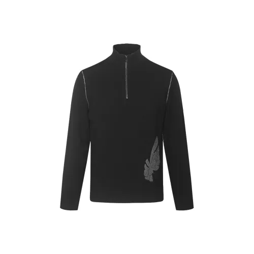 LESS IS MORE Черный 24DMS0211Y Мужские Свитера