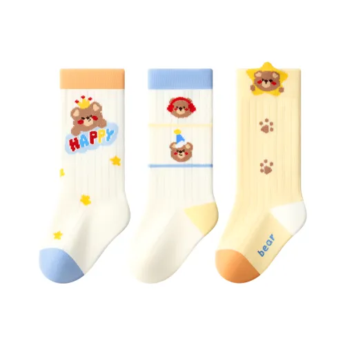 Малыш Осенние и Зимние Малыш Kids Носки 3 Пачки Новорожденный и Малыш