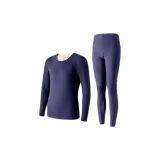 [Dralon+Wool+Silk] Мужской - Dralon Темно-синий Синий