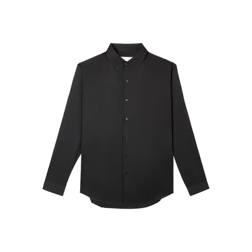 ZIOZIA Мужские черные рубашки