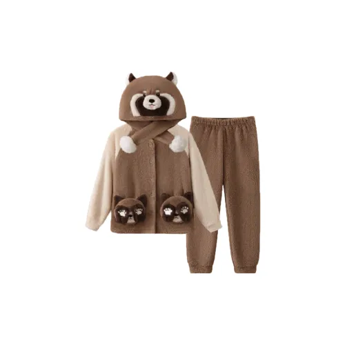 NATTY Little Енот Женские Пижамные Комплекты