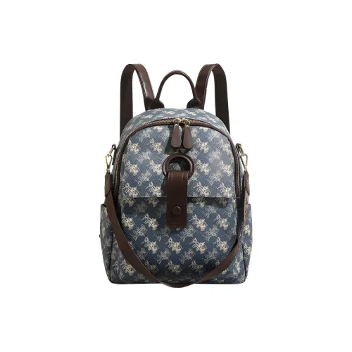 TTaG．baG ПВХ Рюкзак Женские Синий