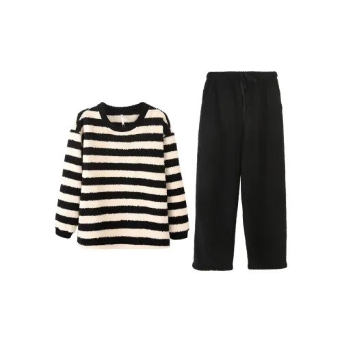 Aannsfam Основной Черный Мужской Пижамный Комплект