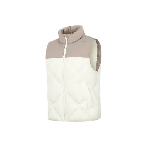 QIAODAN Pearl White Moon Stone Women's Down Vest QIAODAN Жемчужно-белый Лунный камень Женская пуховая куртка