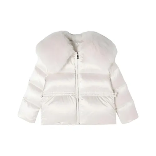 YUANYUAN GIRL Ecru Kids Down Jackets