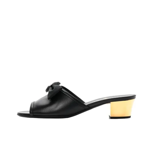 CHANEL Слипоны Женские Черные