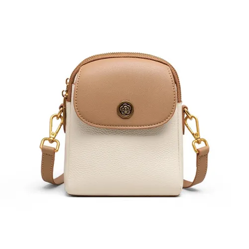 PESASRIE Сумка через плечо из коровьей кожи стандартная женская многоцветная