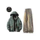 Армейский зеленый [с флисовой подкладкой] + кофе