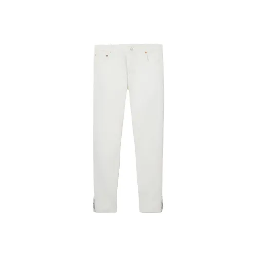 GUCCI Белый Мужской Джинсы