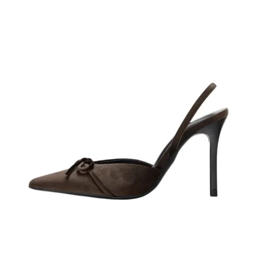 ZARA Collaboration Низкий каблук Высокий каблук 10,5 см Женский Коричневый