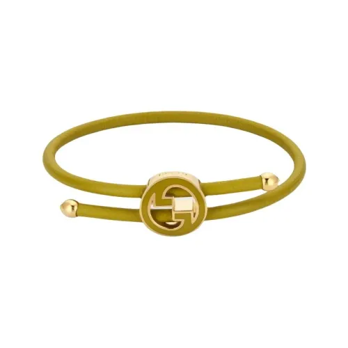 GUCCI Кожа Браслеты Унисекс Горчично-желтый