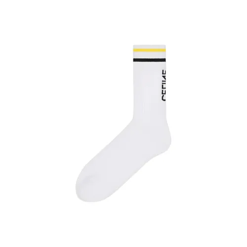 CELINE Белые Мужские Носки до колена