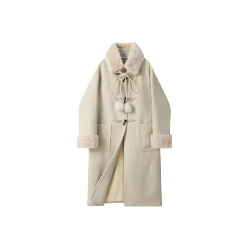 DITB Экрю Женское Пальто