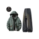 Армейский зеленый [с флисовой подкладкой] + черный