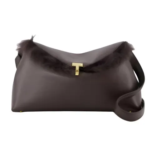 TOTEME Телячья кожа Сумка через плечо Женская Коричневая