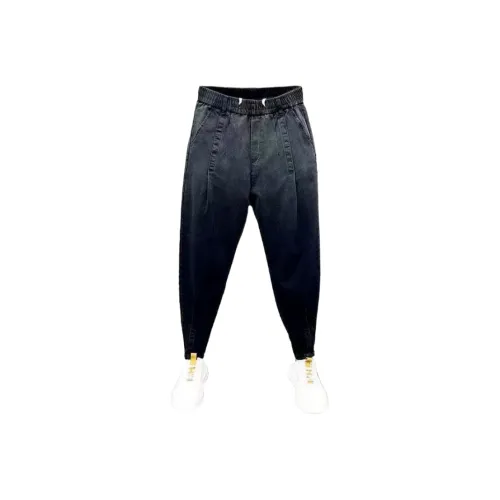 Zomuros Черный Серый Цвет Унисекс Джинсы