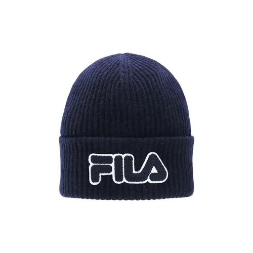 FILA ORIGINALE Sheepskin Beanies Унисекс Элегантный Темно-синий