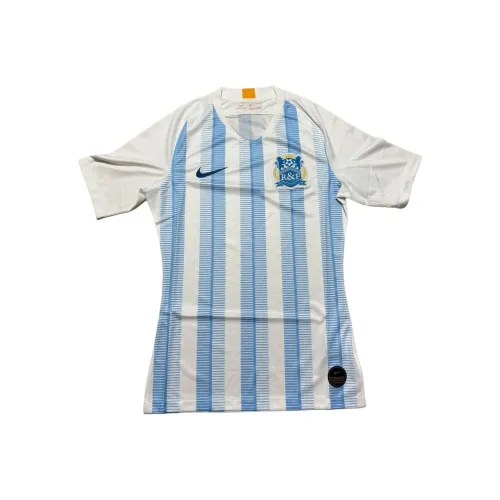 nike Белый Синий Цвет Мужская Футбольная Джерси